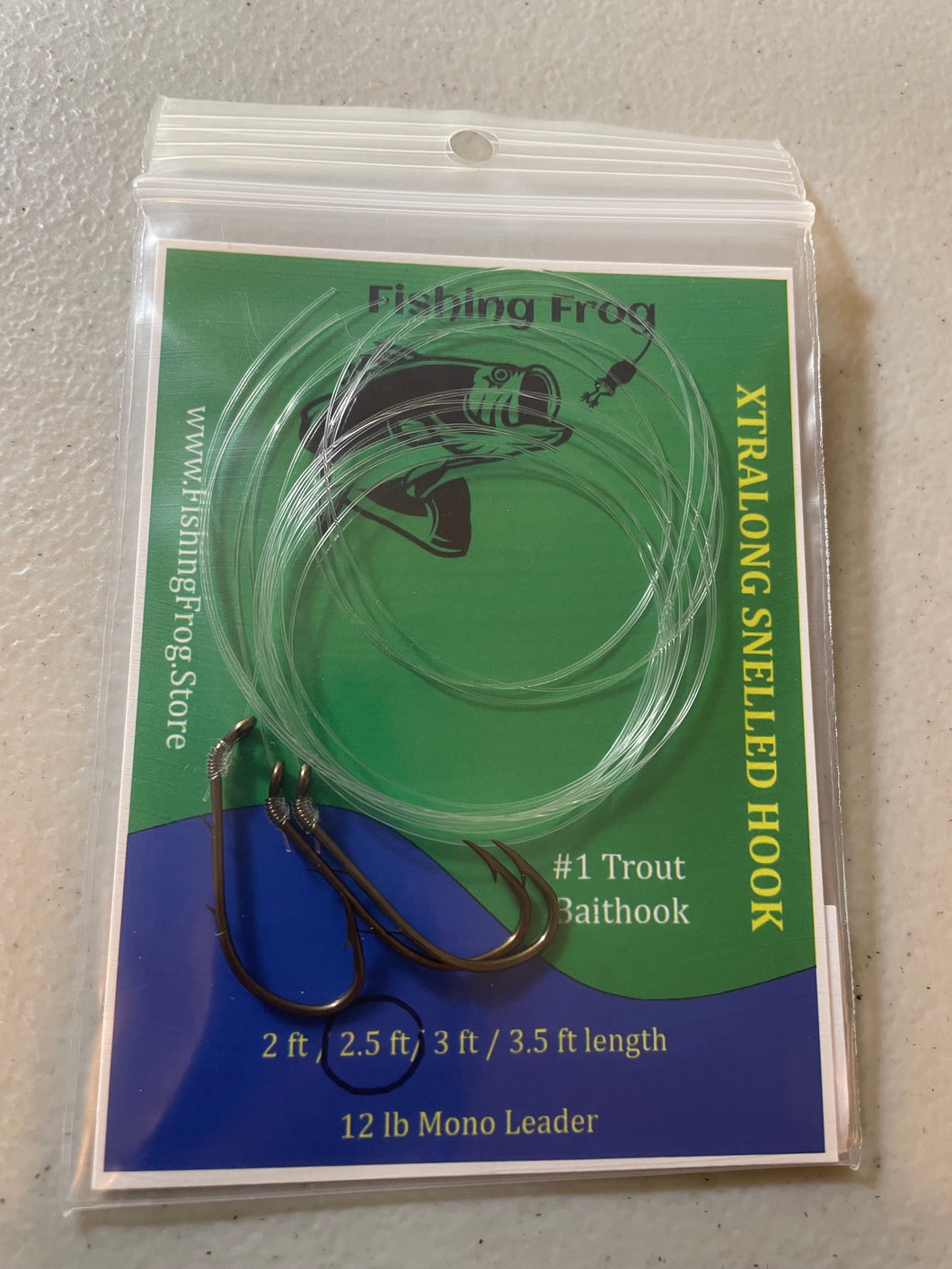 Xtralong Snelled Hooks